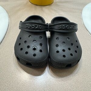 CROCS Kids Black Slippers
